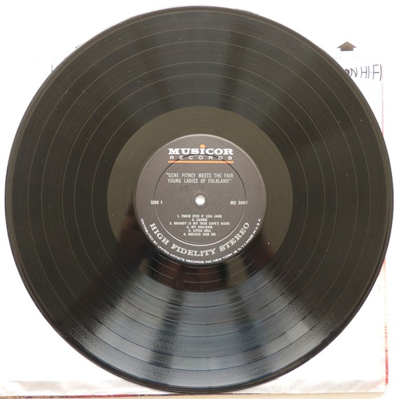Gene Pitney – Meets The Fair Young Ladies Of Folkland - 12" Vinyl LP MS 3007 EX - Picture 5 of 9